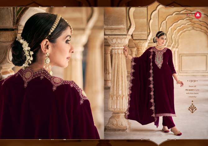 Adakari Velvet By Triple Aaa Designer Salwar Suits Wholesale Online